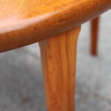 Danish teak extendable round table of the years 60