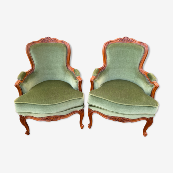 Pair of armchairs Louis XV style