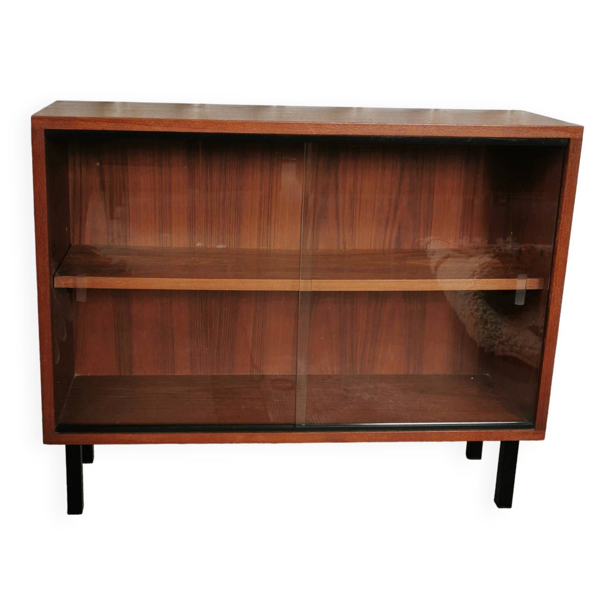 Narrow glass shelf from the 1960s