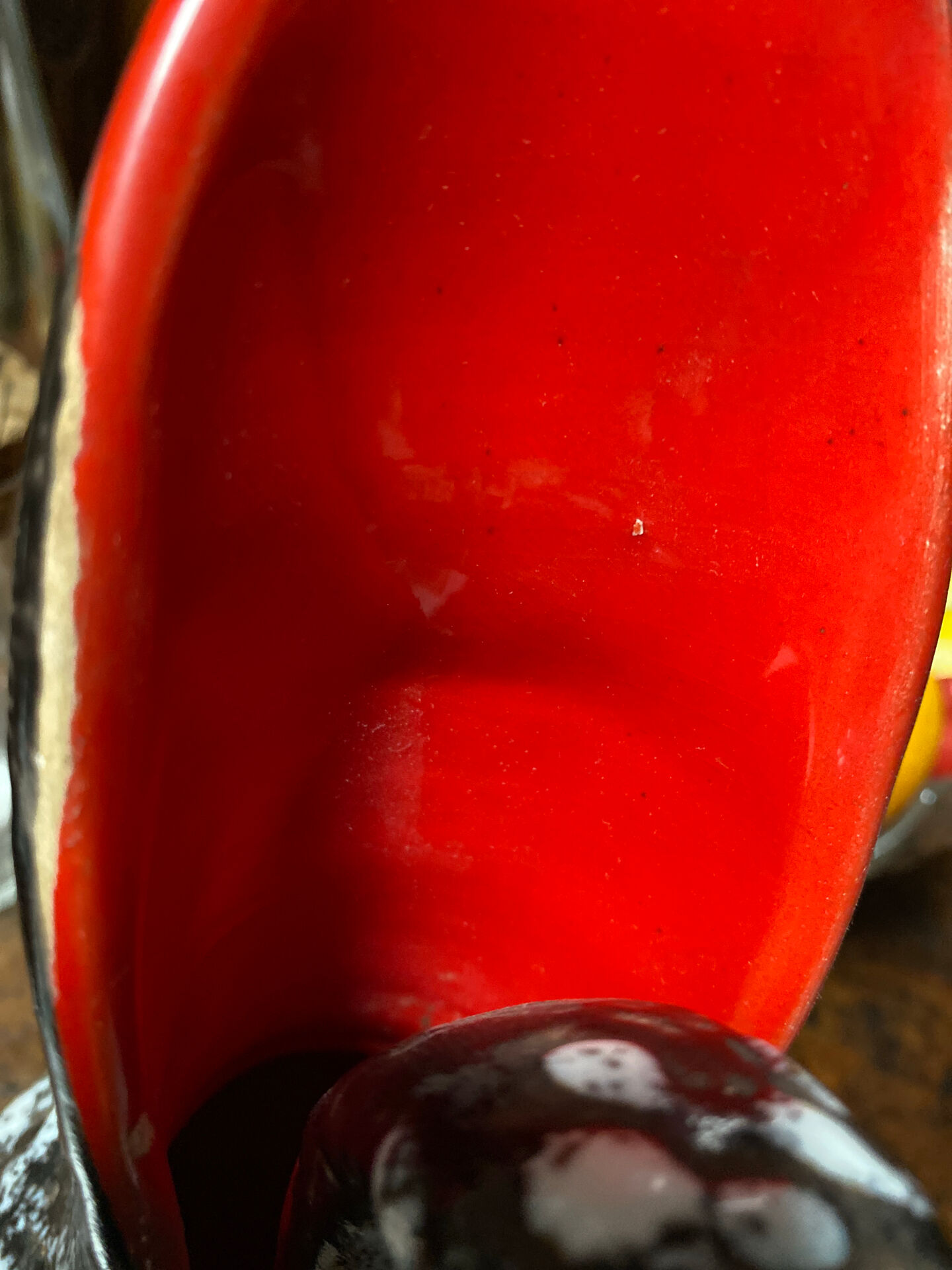 Vintage Pitcher Pic Vallauris 1950s/60s – Sea Foam & Bright Red
