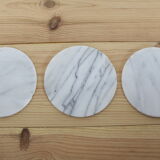 Door plant in white metal and marble