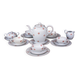 Vintage Volkstedt Germany Porcelain Tea & Caffee Set with Creamer and Sugar