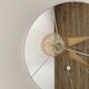 Scandinavian floor lamp - linen and solid wood