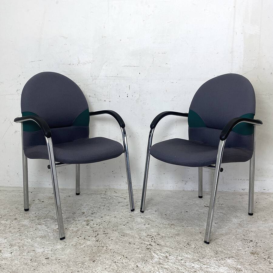 Set of 6 Onda chairs edition VITRA Design Mario Bellini
