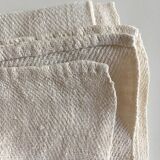 Tablecloth in heavy linen canvas 19e 140cm