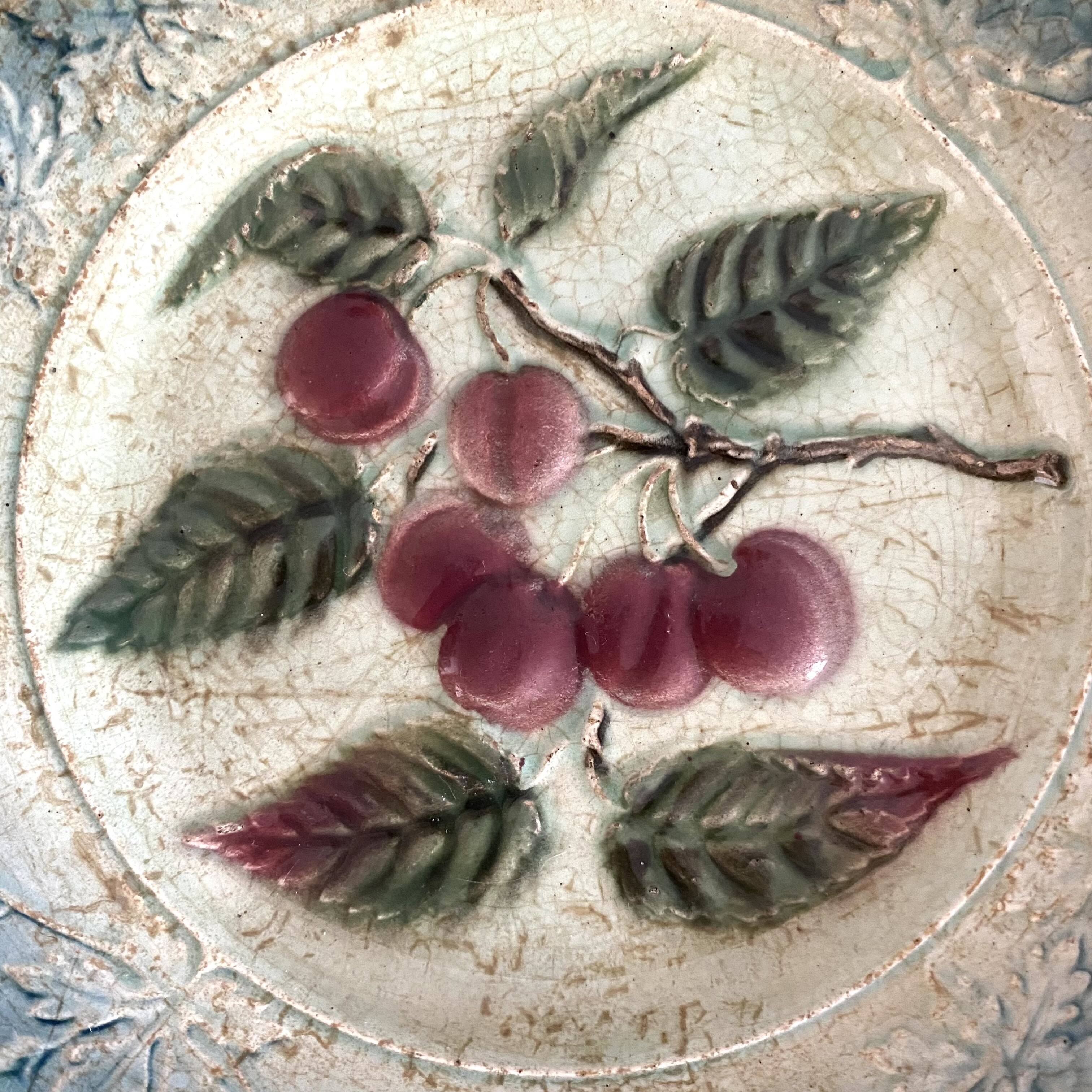 Plate of St Amand cherry slip