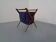 Danish Foldable Teak Magazine Rack, 1960s