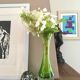 Blown glass vase