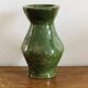 Glazed terracotta vase