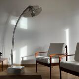 Lampadaire arc fleur ajustable, Italie, 1960
