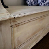 Wooden chest bench
