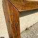 Solid oak beam console