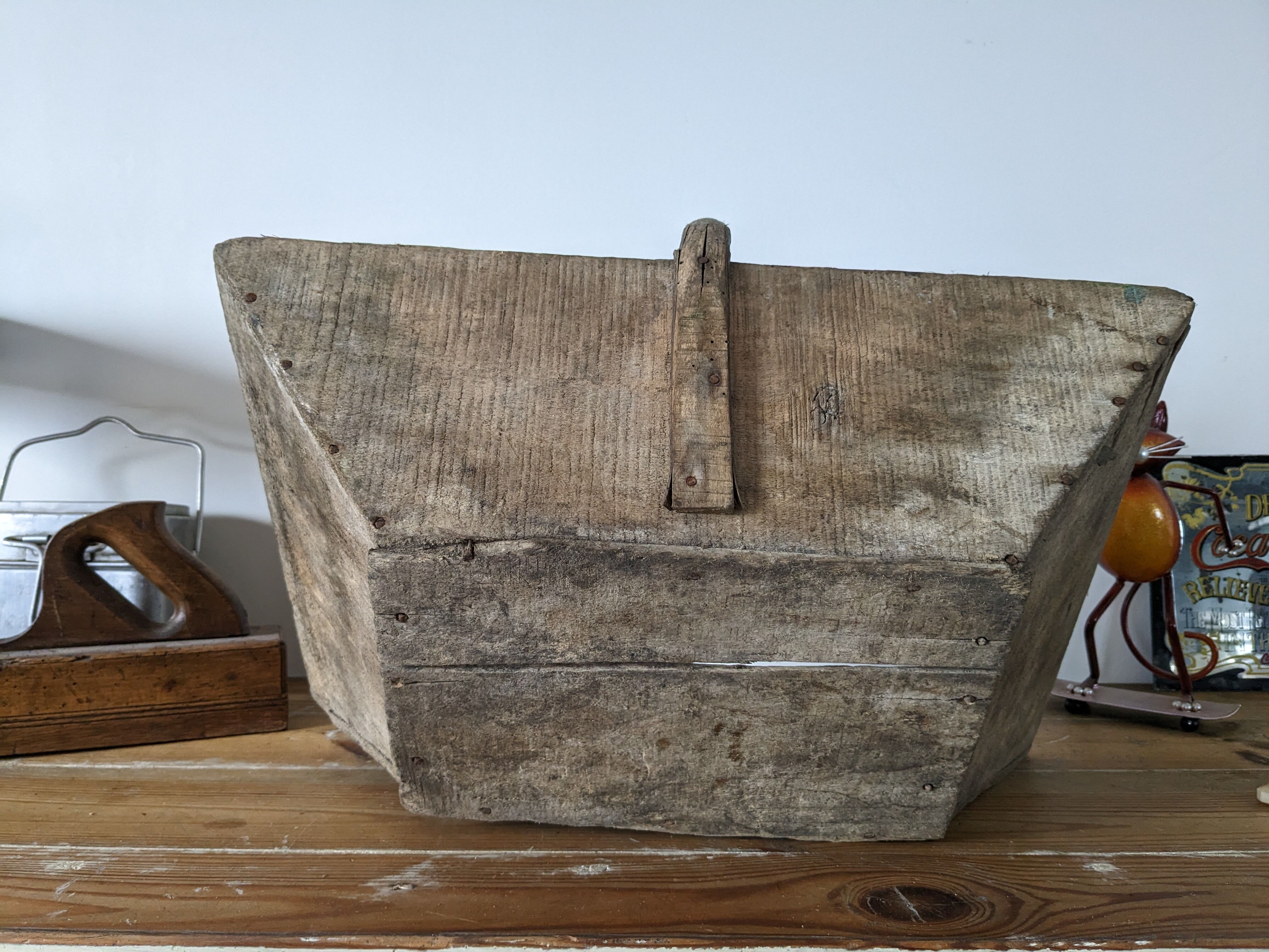 Ancien panier en bois