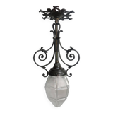 Art deco chandelier suspension