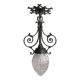 Art deco chandelier suspension
