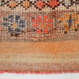 Tapis de couloir oriental vintage rose