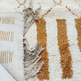 Berber tribal brown carpet 255 x 155 cm