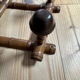 Bamboo imitation accordion coat rack