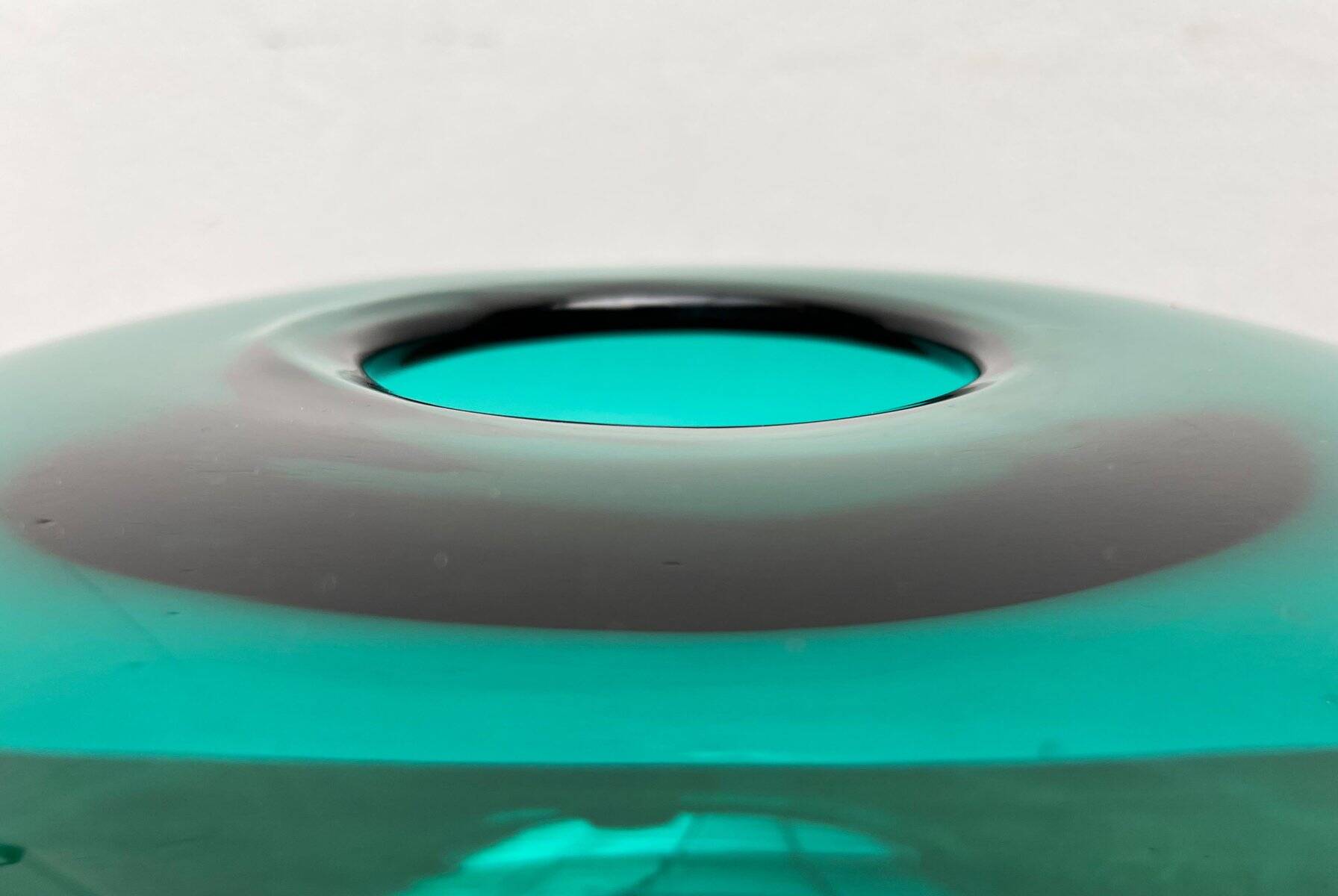 Large vase from the Swedish Stockholm series, handmade glass from Ikea, 1990s.