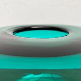 Large vase from the Swedish Stockholm series, handmade glass from Ikea, 1990s.