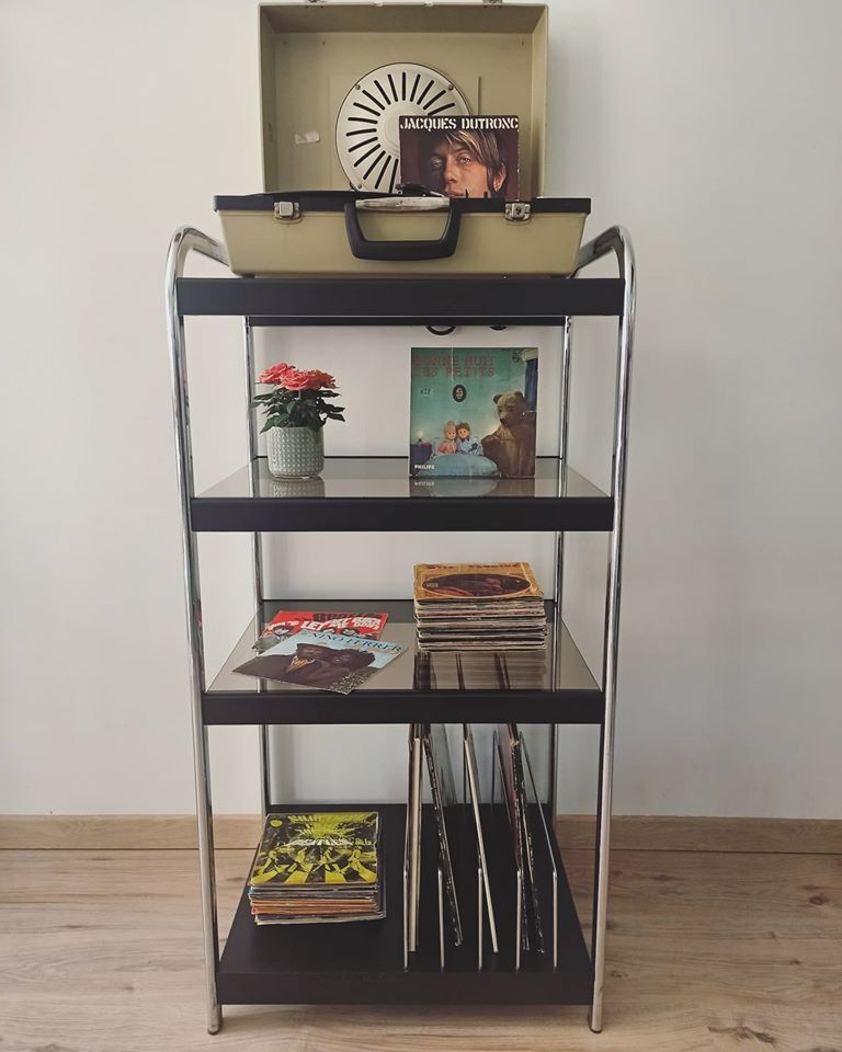 Étagère platine vinyle