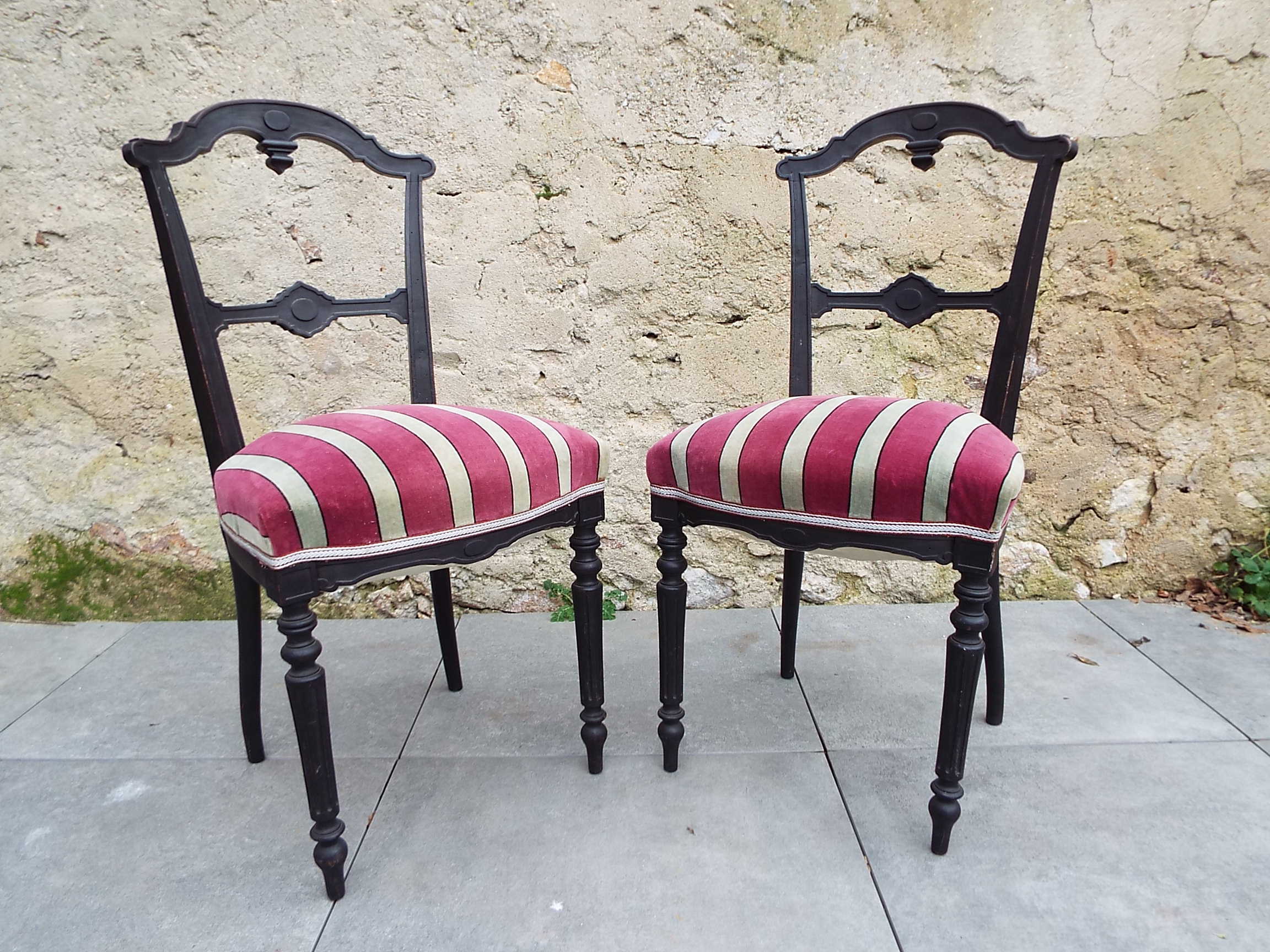 2 chairs Napoleon III style
