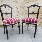 2 chairs Napoleon III style