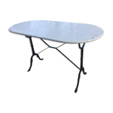 Table de bistrot en marbre