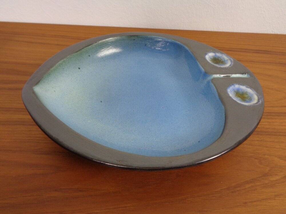 Studio ceramic bowl by Keramag Keralith, Czech Republic, 1960s