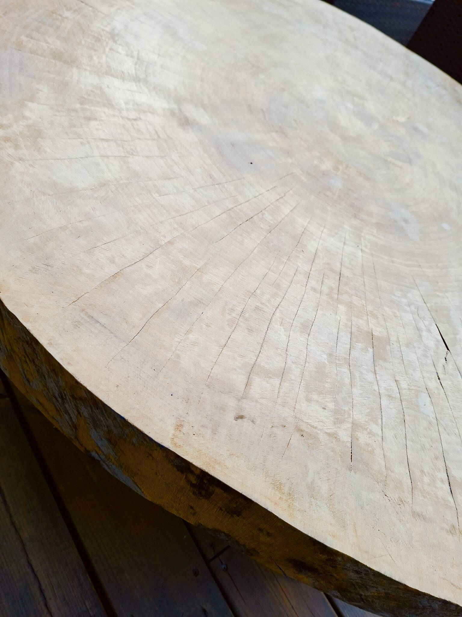 Solid wood coffee table - Unique piece -