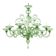 Venetian Green Murano Glass Chandelier by Simoeng for Simoeng