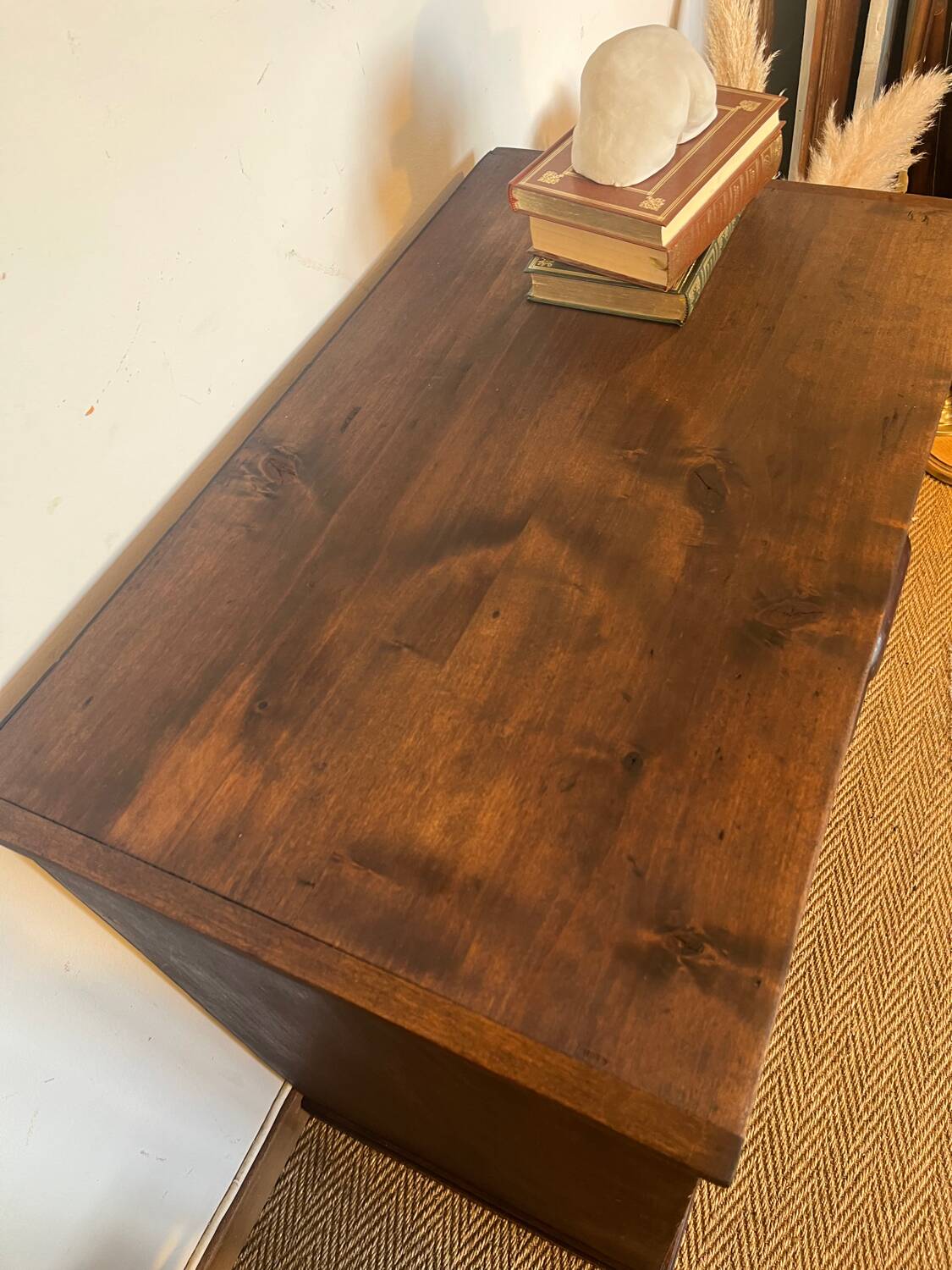 Vintage wooden architect's professional furniture