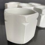 set of 8 jars yogurt porcelain Yalacta