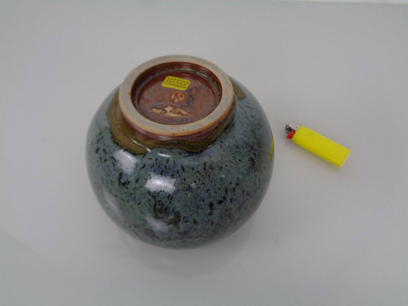 Studio ceramic vase by Horst Kerstan, Germany, 1960s.