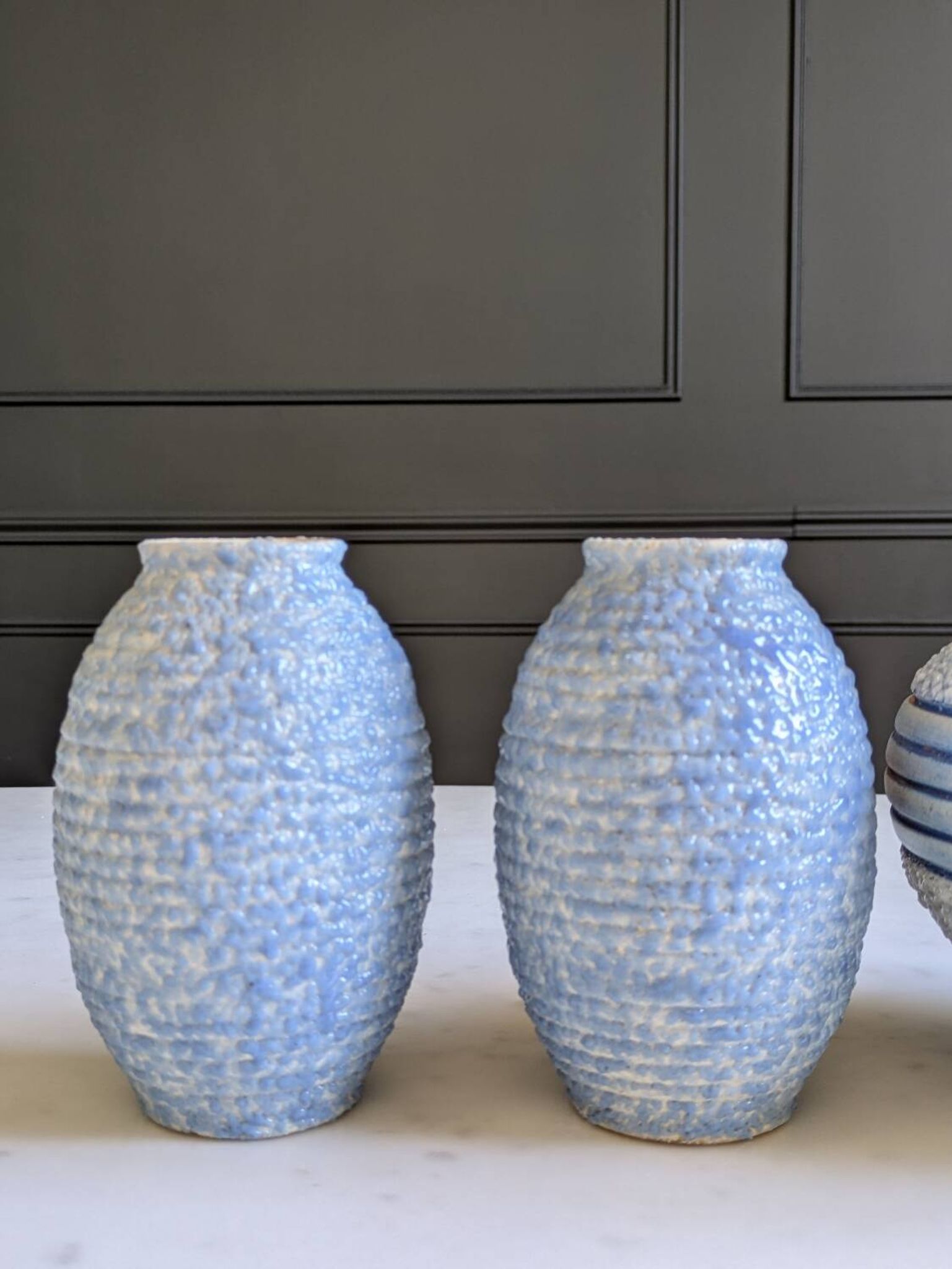 Trio de vases Art Déco ODYV
