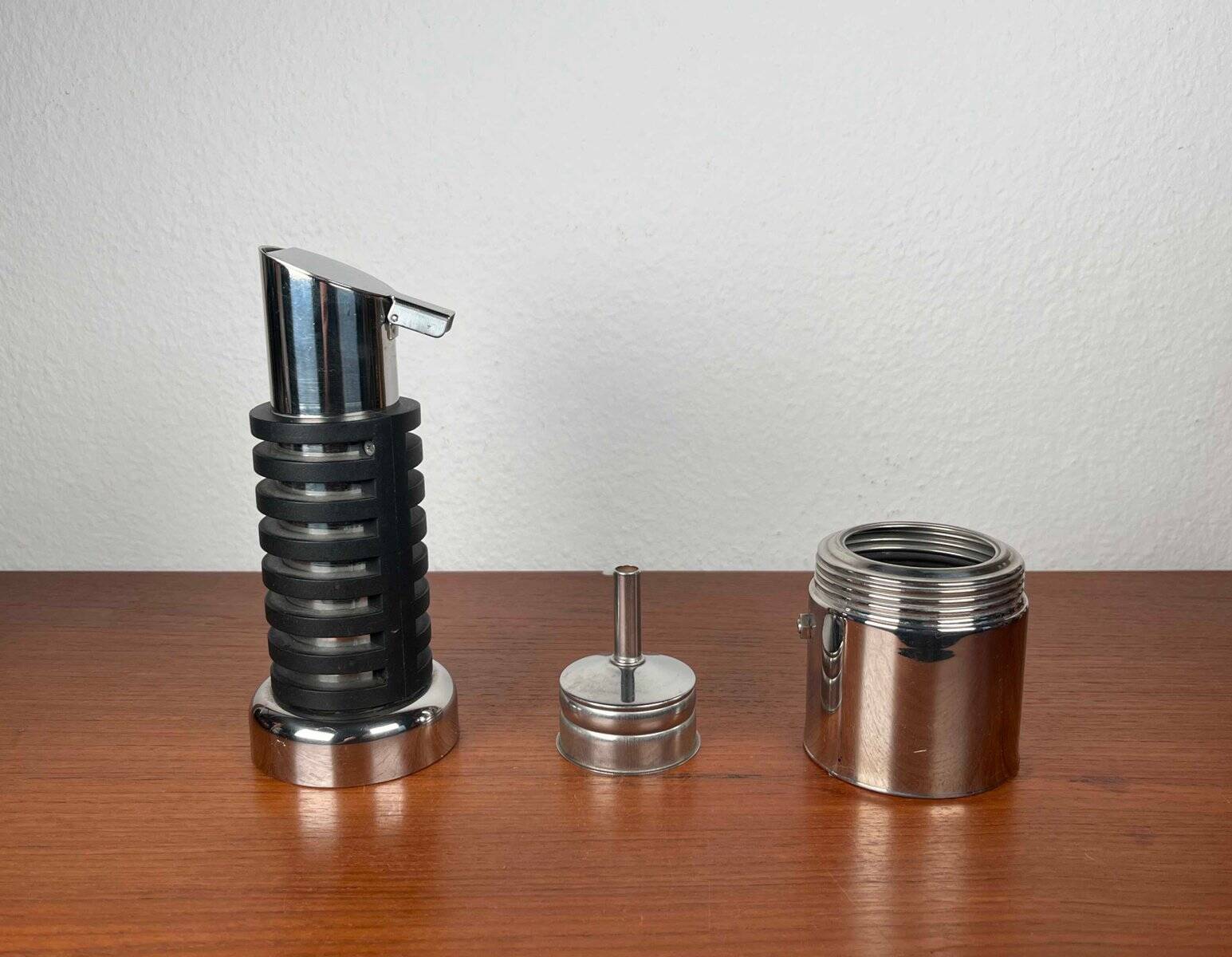 Italian Postmodern Koncord Series Espresso Maker by Walter Capp for Vev Vigano, 1970s
