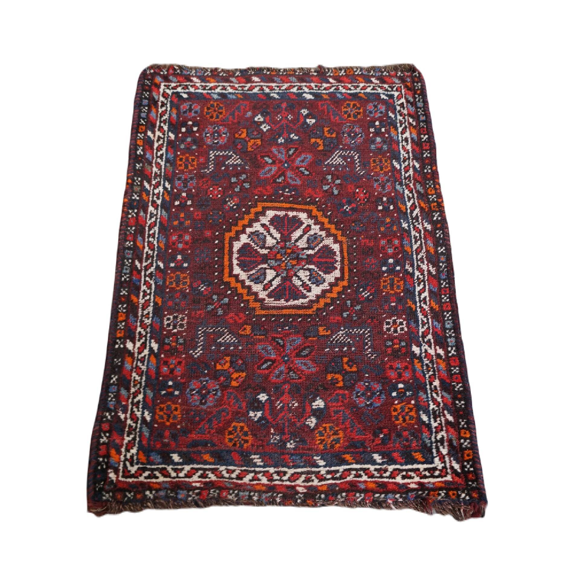 Vintage oriental rug including dark purple 118x82cm