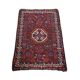 Vintage oriental rug including dark purple 118x82cm