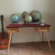 Vintage compass feet desk