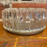 Antique ceiling light wall lamp luxalp n220 molded glass + vintage metal support