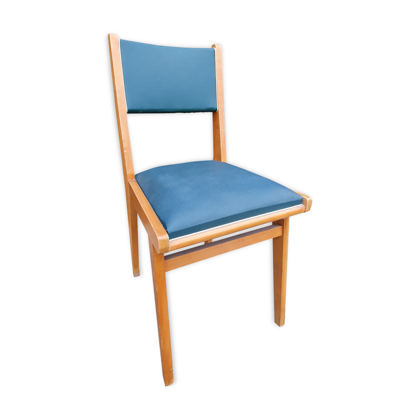 Wooden and skaî office chair