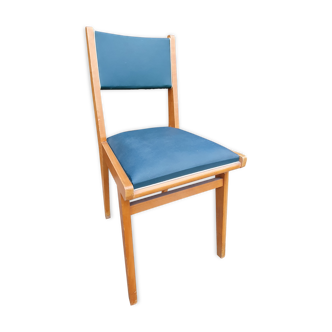 Wooden and skaî office chair