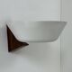 Applique vintage, bois, chrome et métal blanc, Hagoort, Pays-Bas, 1960