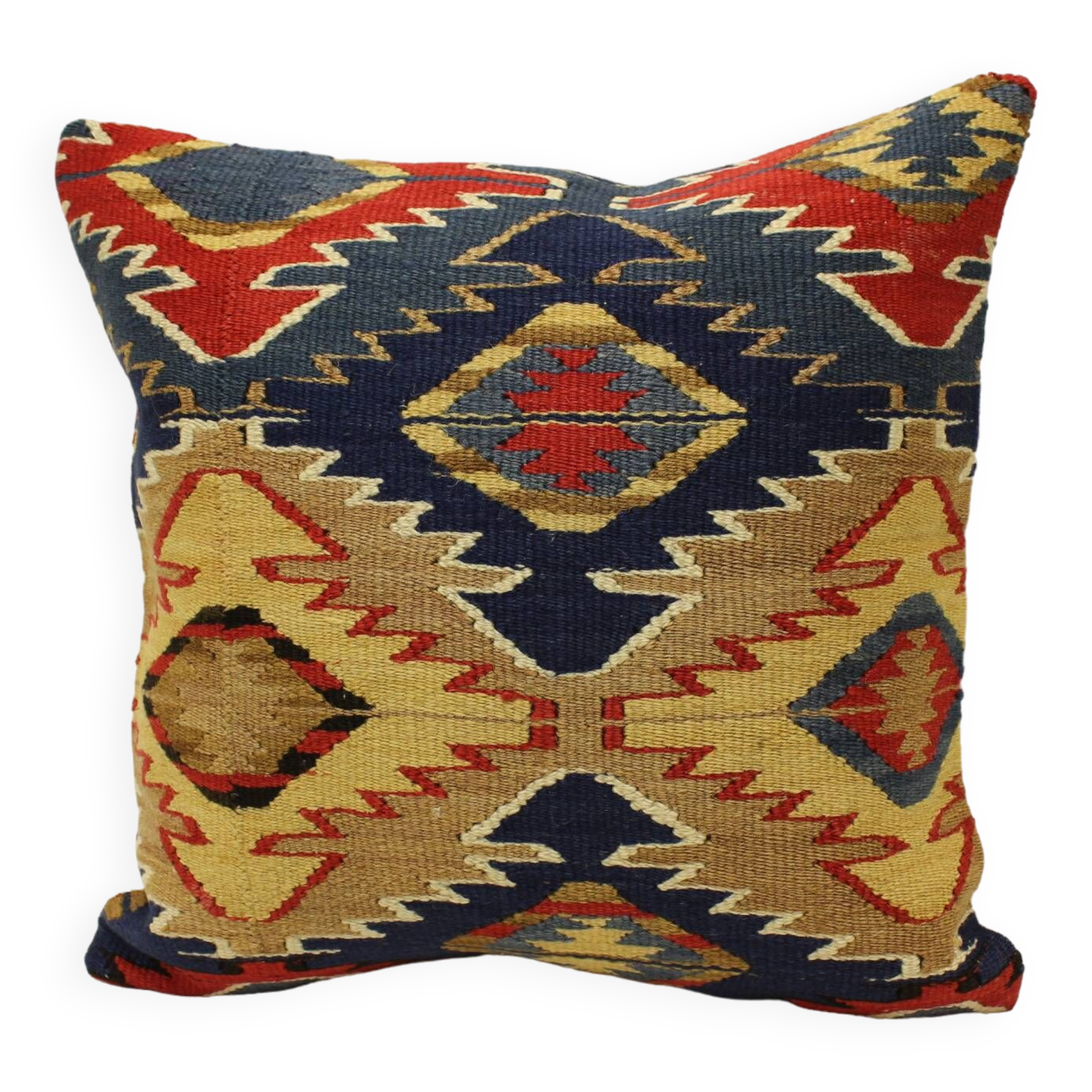 Turkish kilim cushion, 45x45 cm, kb-1382
