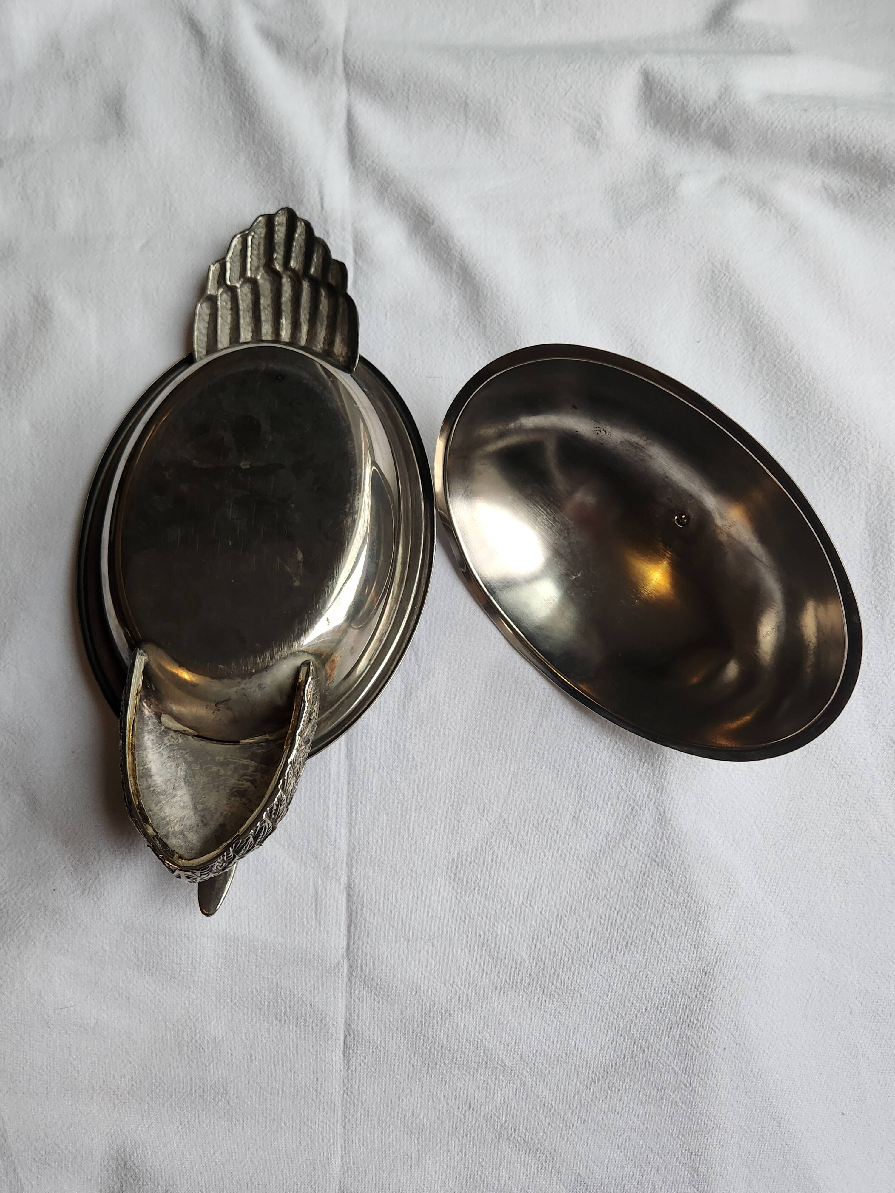 Vintage flat display for duck foie gras