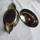 Vintage flat display for duck foie gras