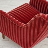 2 fauteuils, velours