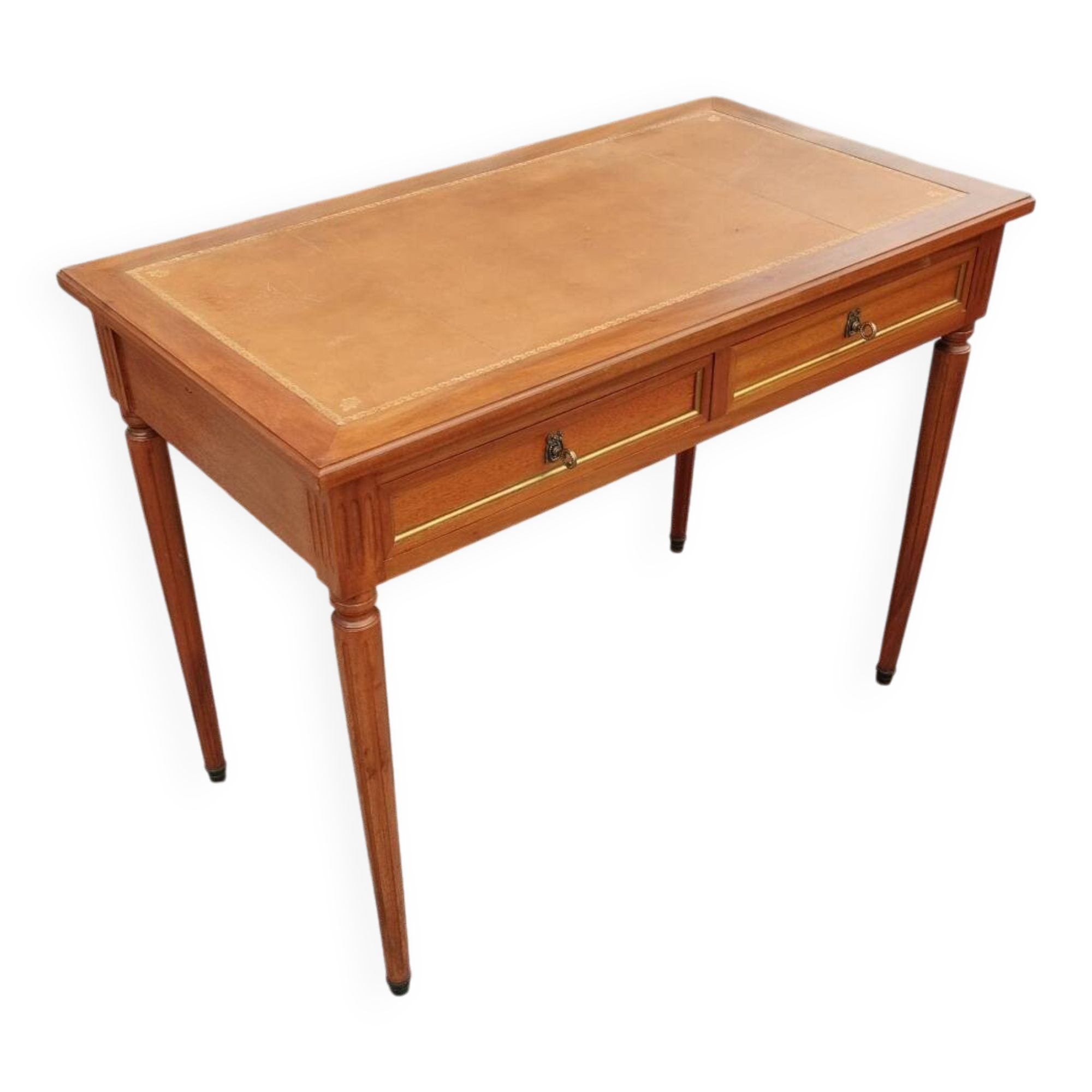 Antique flat desk in Louis XVI style