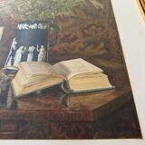 Watercolor on paper by Valentin Nossikov XXth Still Life with Heather