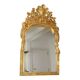 Large Classic Wooden Mirror, Rococo Style Chinoiserie, 124 cm